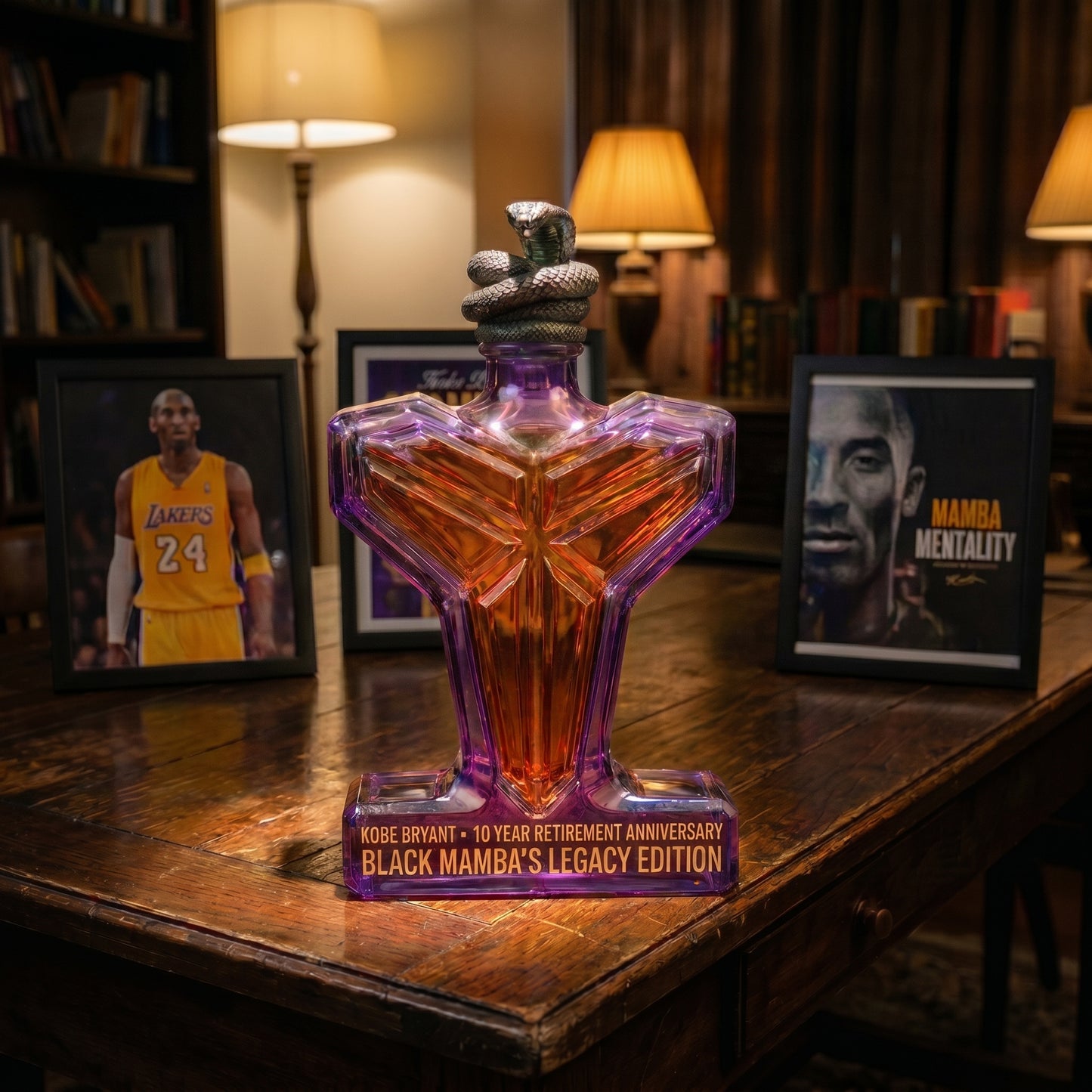 π Black Mamba 10-Year Retirement Whiskey Bottle
