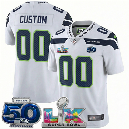 Men's SEA Football Limited Jersey - 50th Anniversary + Super Bowl LX Patch