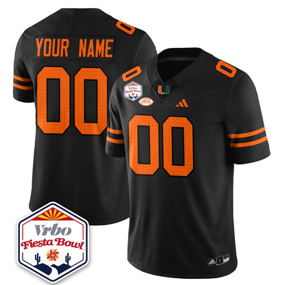 Miami College Football Stitched Jersey 2026 - Fiesta Bowl Patch