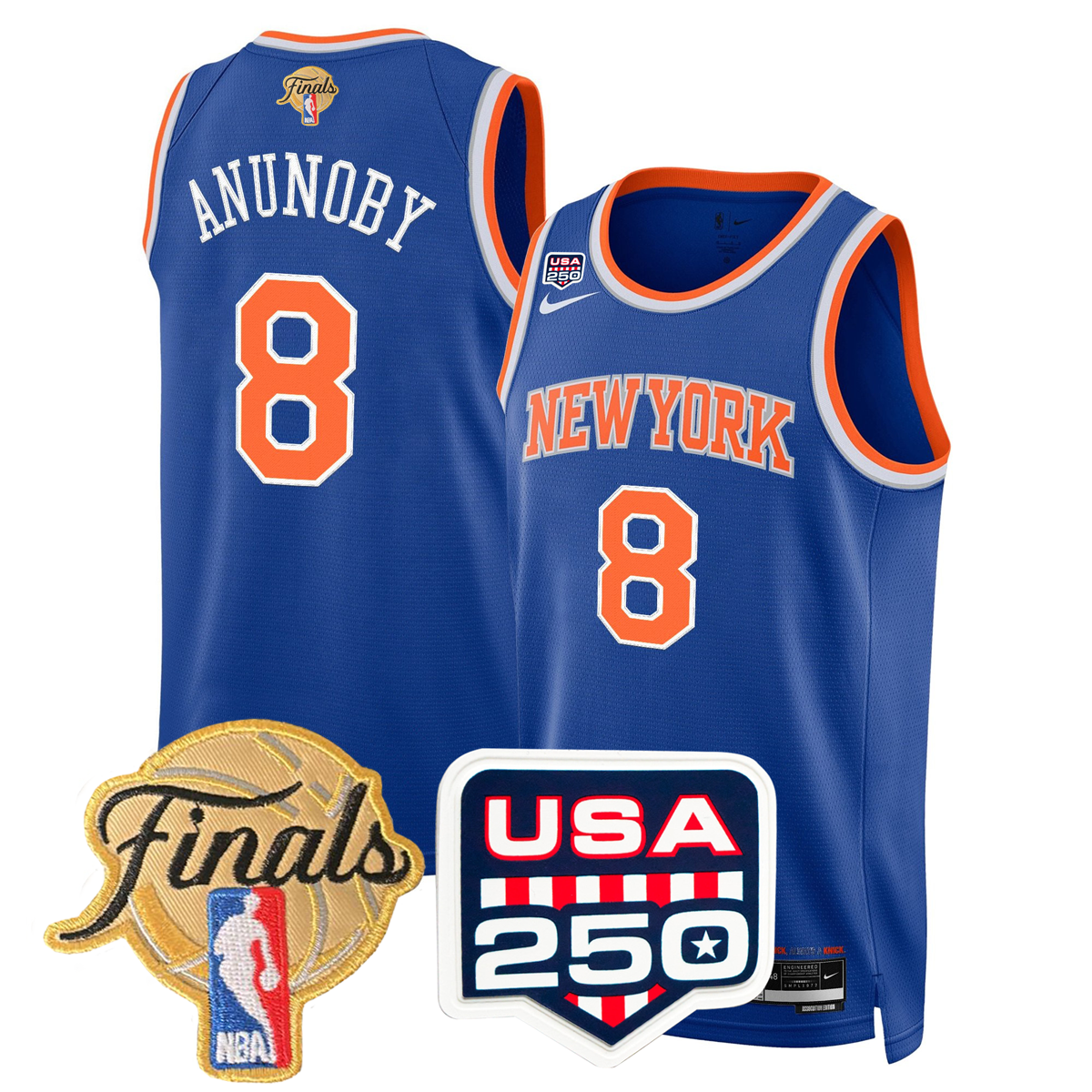 Men's New York Knicks 2026 All Stitched Jersey - Finals Patch