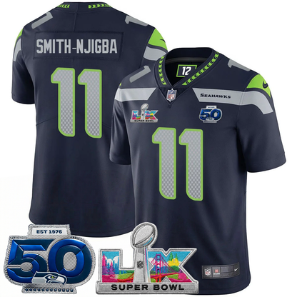 Men's SEA Football Limited Jersey - 50th Anniversary + Super Bowl LX Patch