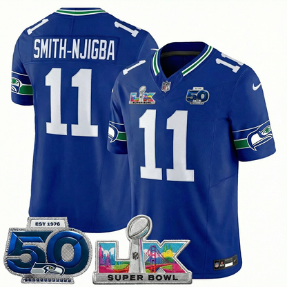 Men's SEA Football Limited Jersey - 50th Anniversary + Super Bowl LX Patch
