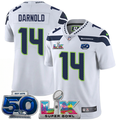 Men's SEA Football Limited Jersey - 50th Anniversary + Super Bowl LX Patch