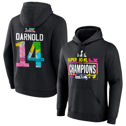 SEA Super Bowl LX Champions Custom Hoodie
