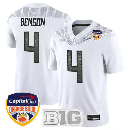 Oregon College Football Stitched Jersey 2026 - Orange Bowl Patch