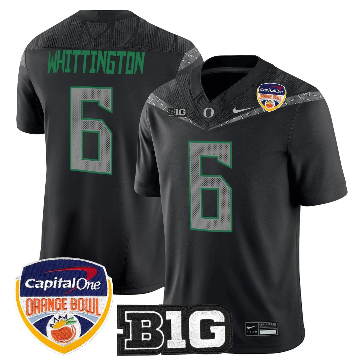 Oregon College Football Stitched Jersey 2026 - Orange Bowl Patch