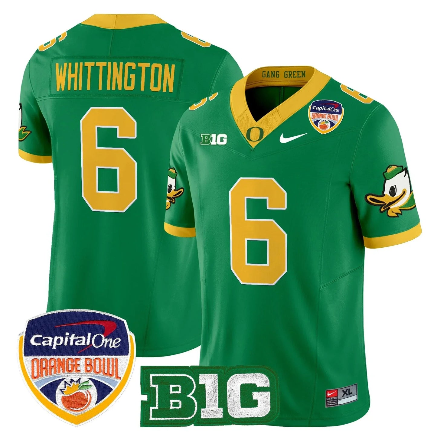 Oregon College Football Stitched Jersey 2026 - Orange Bowl Patch