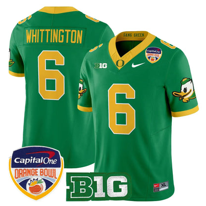 Oregon College Football Stitched Jersey 2026 - Orange Bowl Patch