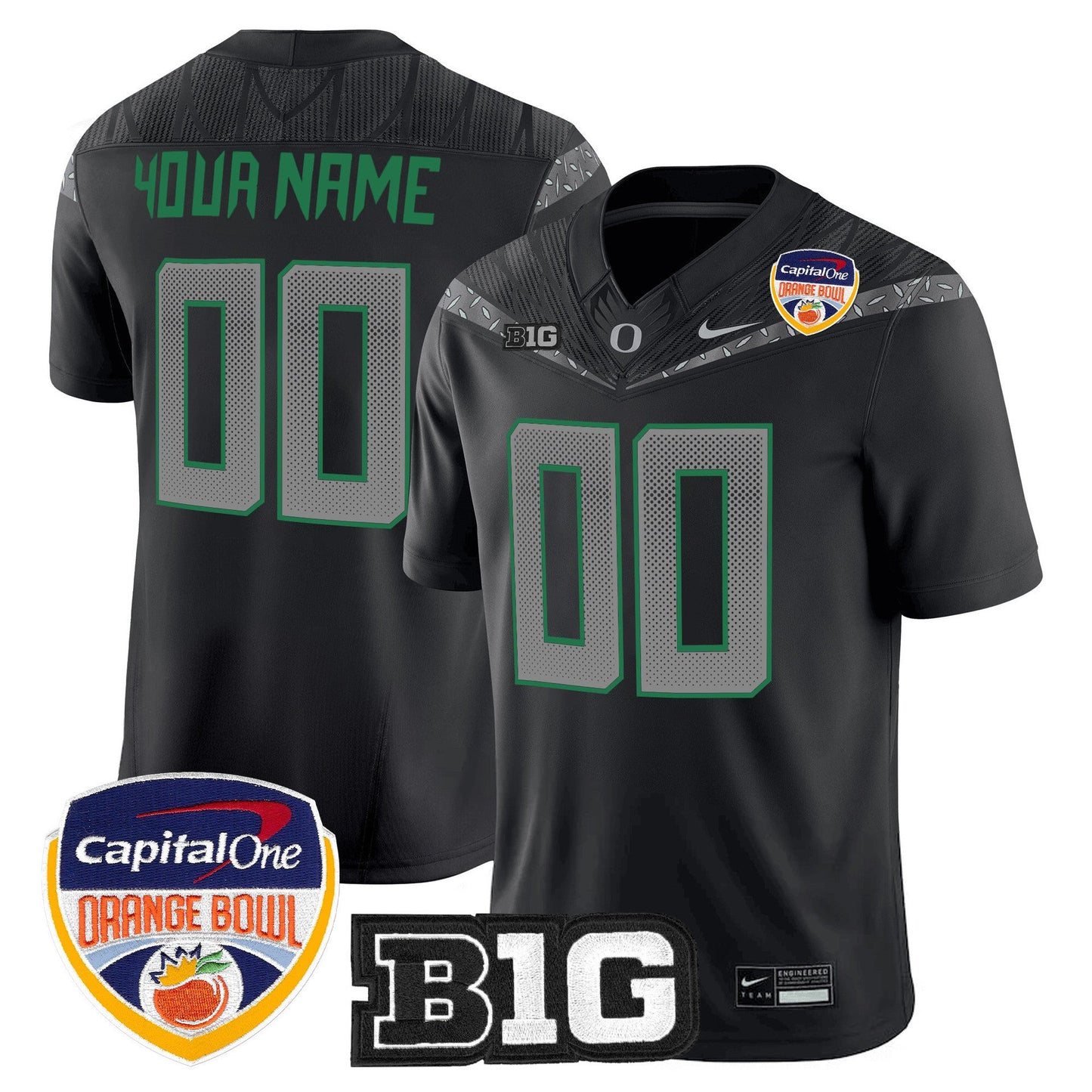Oregon College Football Stitched Jersey 2026 - Orange Bowl Patch