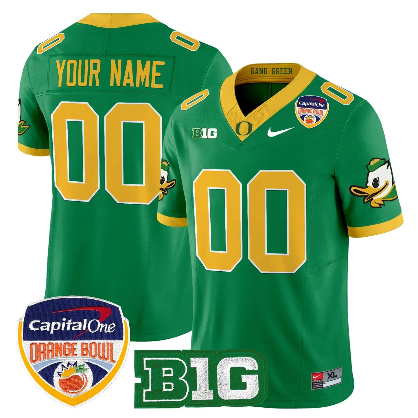 Oregon College Football Stitched Jersey 2026 - Orange Bowl Patch