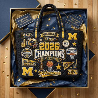 Michigan Wolverines 2026 National Champions Commemorative Bag 🏆