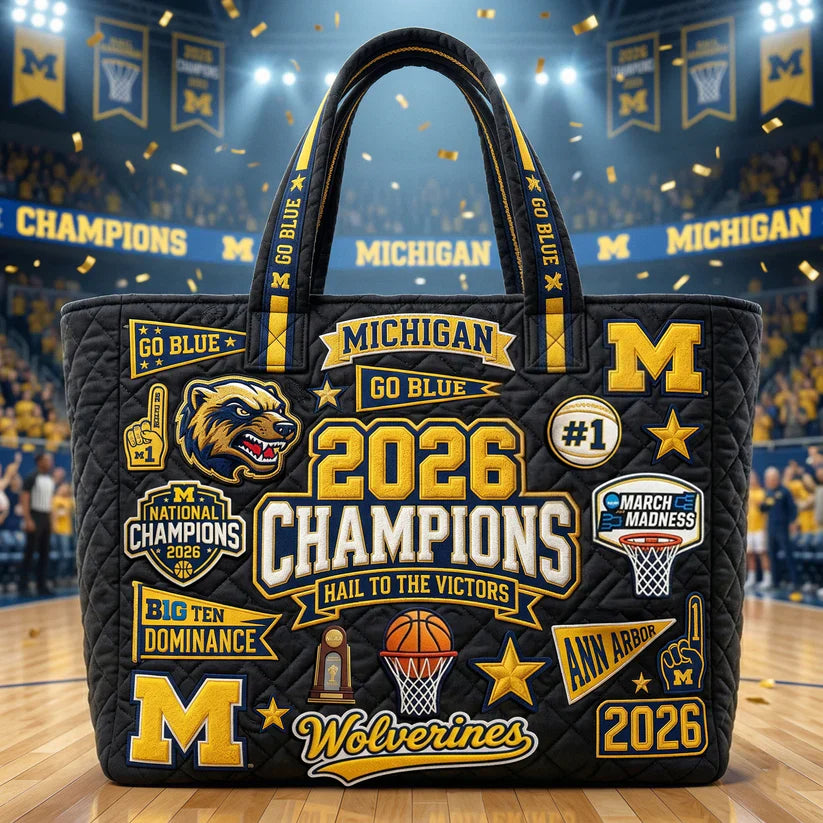 Michigan Wolverines 2026 National Champions Commemorative Bag 🏆
