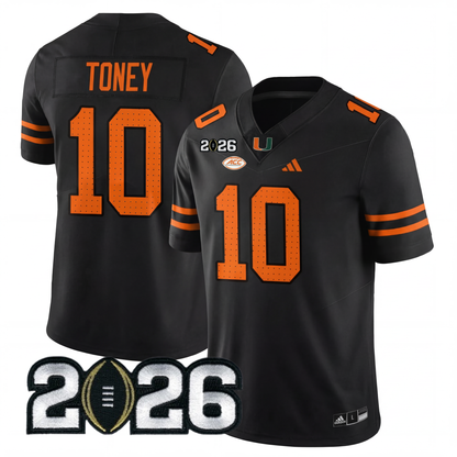 Miami College Football Stitched Jersey - 2026 CFP Patch