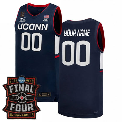 UConn Huskies Men's Basketball 25/26 All Stitched Jersey - Final Four Patch