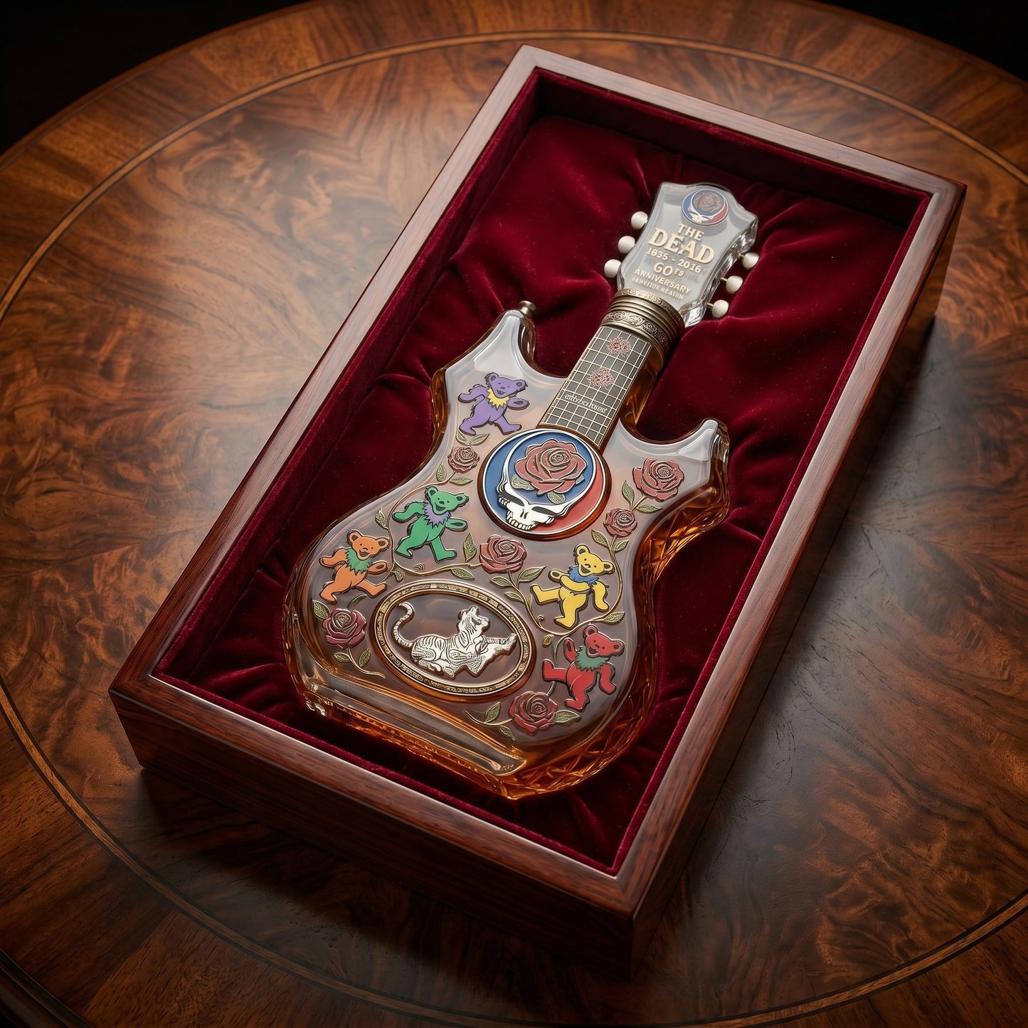 Grateful Dead 60th Anniversary Whiskey Bottle 🎸