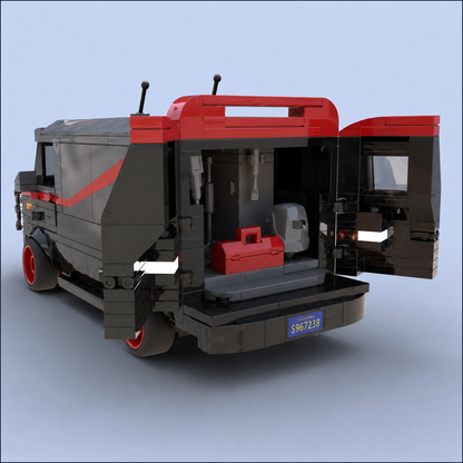 The A-Team Van & Crew Building Block Set