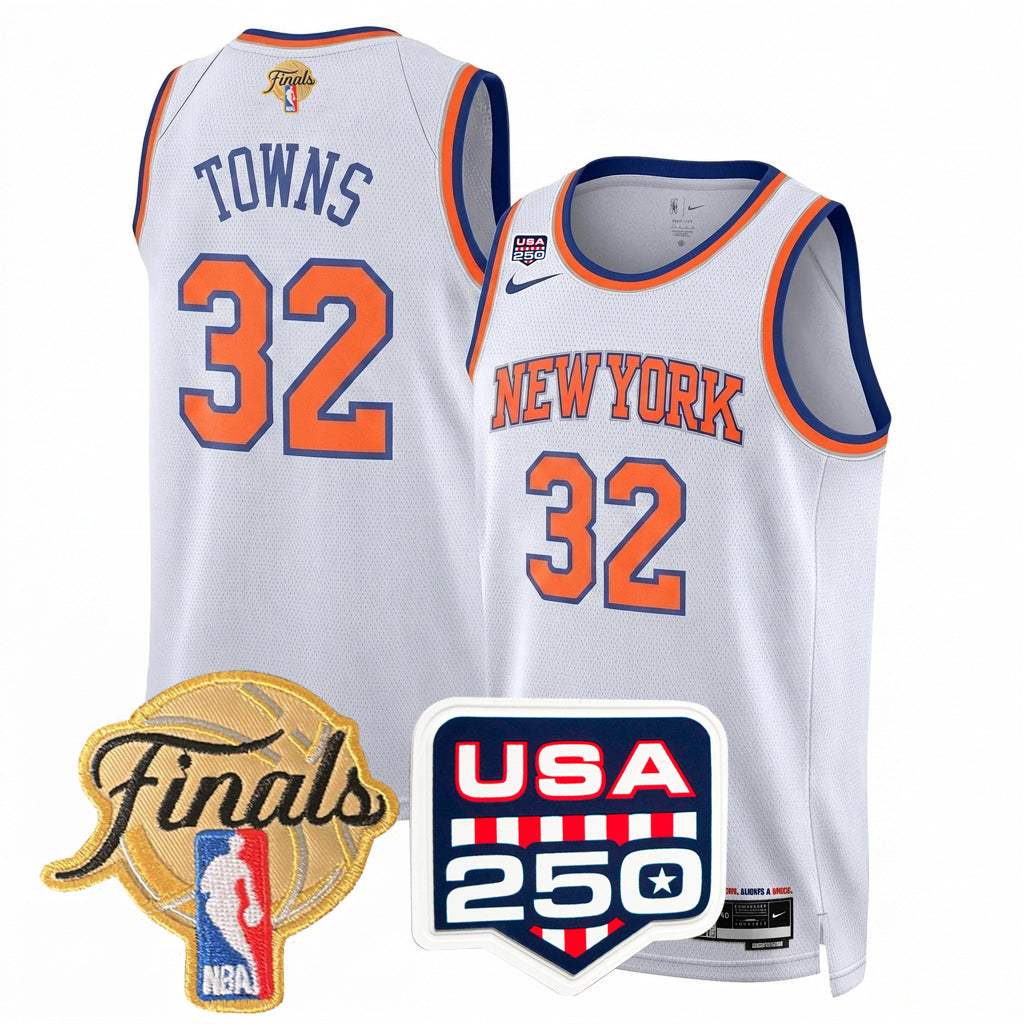 Men's New York Knicks 2026 All Stitched Jersey - Finals Patch