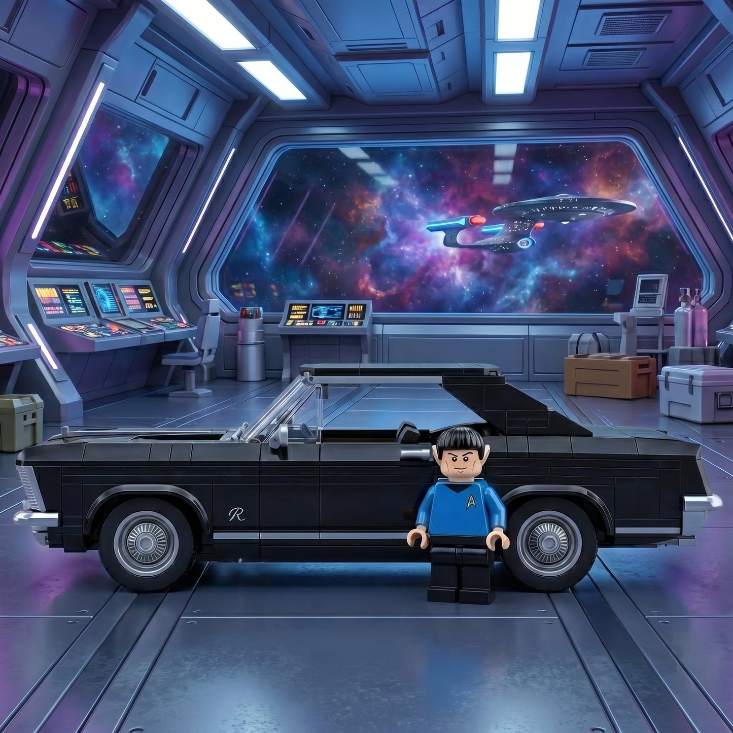 Star Trek 60th Anniversary - Spock Riviera Collector Building Set
