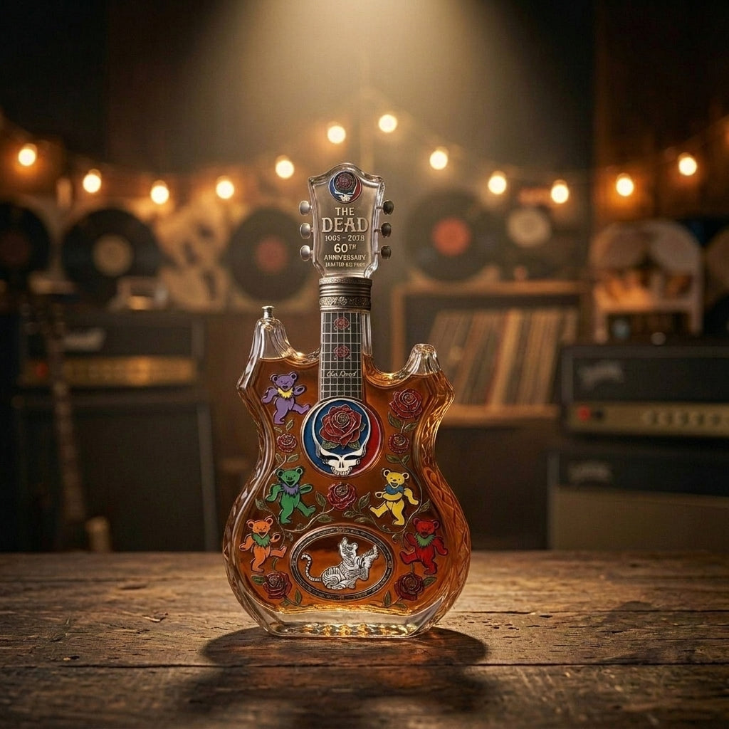 Grateful Dead 60th Anniversary Whiskey Bottle 🎸