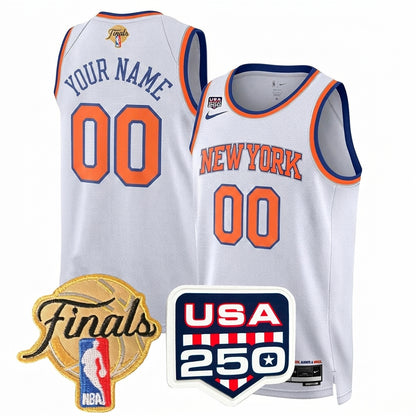 Men's New York Knicks 2026 All Stitched Jersey - Finals Patch