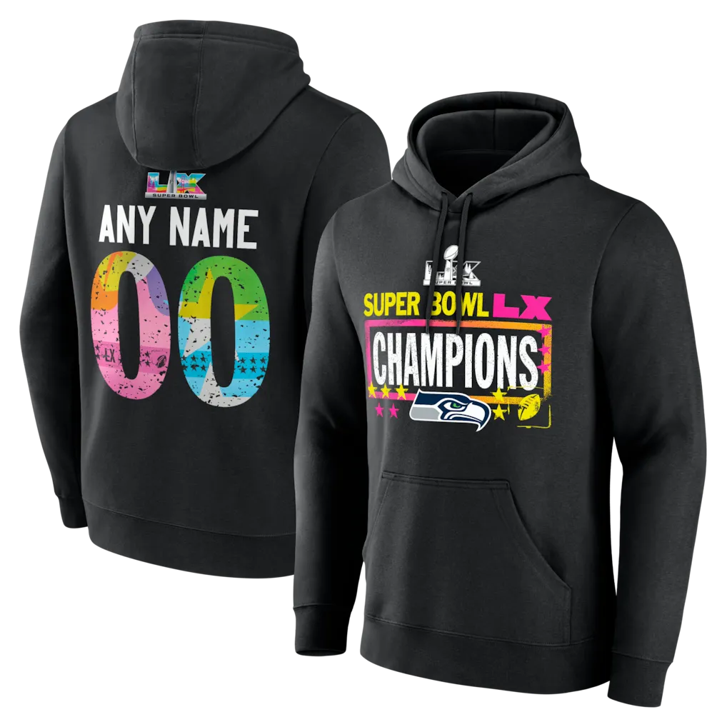 SEA Super Bowl LX Champions Custom Hoodie