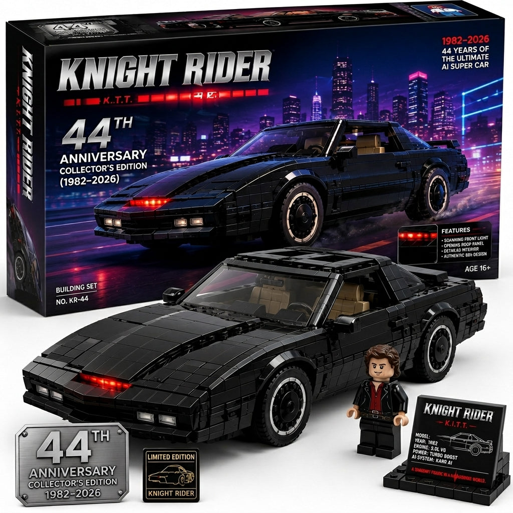 Knight Rider KITT 44th Anniversary Building Set 🚗