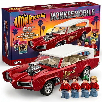 The Monkees Monkeemobile 60th Anniversary Collector Building Set