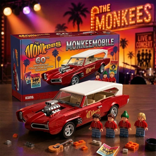 The Monkees Monkeemobile 60th Anniversary Collector Building Set