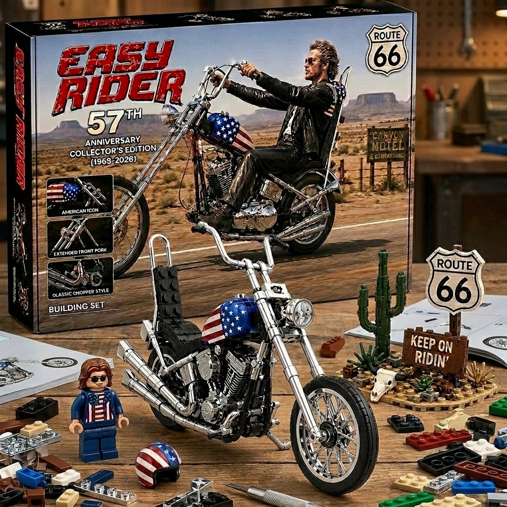 Easy Rider Route 66 57th Anniversary Building Set